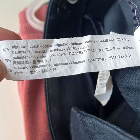 Zara Navy Blue Straight Leg Dress Pants Size Small - Picture 9 of 9